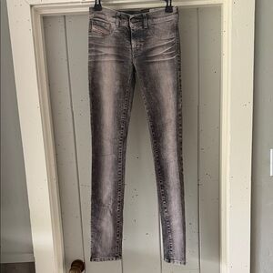 Diesel Women's Faded Black Skinny Jeans